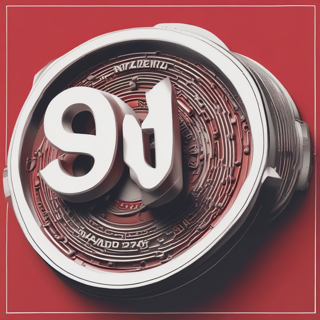 Bright Red Commemorative Mark Type 1 for AT Group's 90th Anniversary