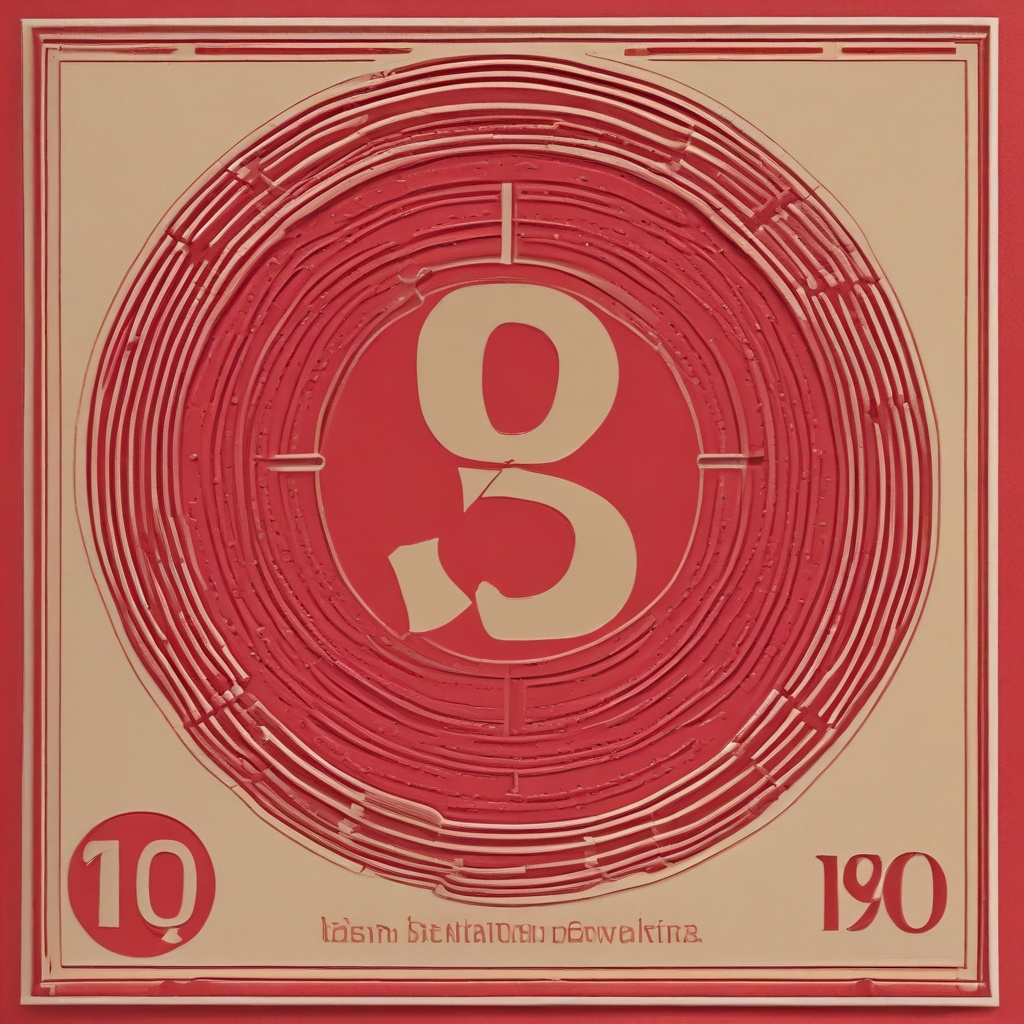 Bright Red Commemorative Mark Type 10 for AT Group's 90th Anniversary
