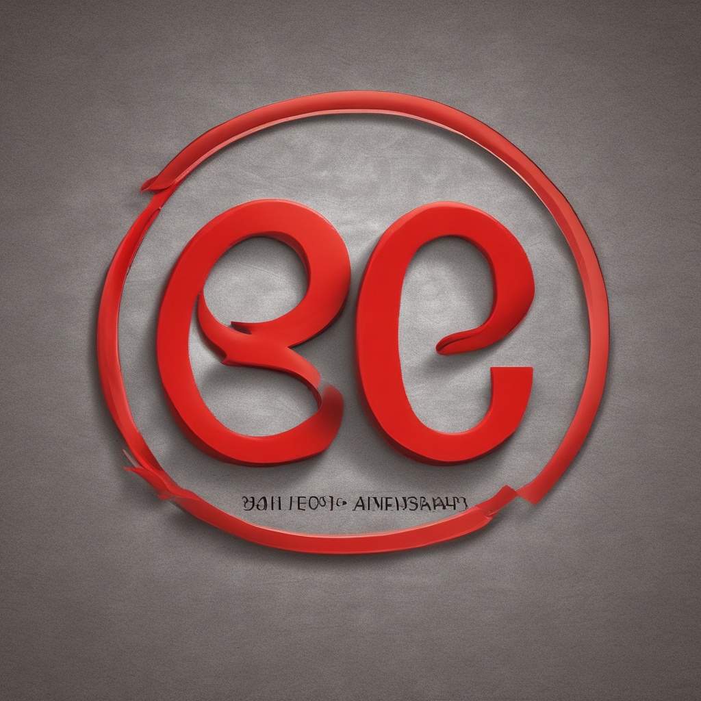 Special Bright Red Memorial Logo for AT Group's 90th Anniversary